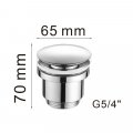 Донный клапан Haiba HB64-7, черный