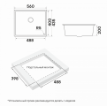 Кухонная мойка Paulmark NEO CLASSIC 56, ACRYSTONE