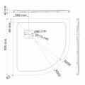 Душевой поддон WasserKraft 19T01