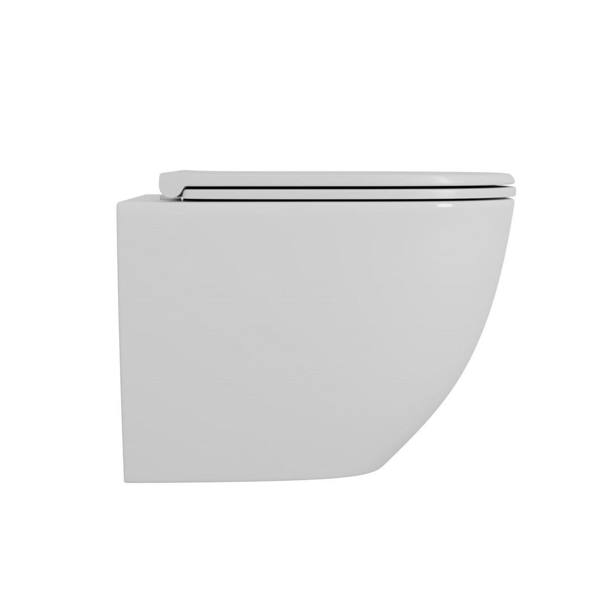 Унитаз подвесной безободковый D&K Matrix DT1396516, белый