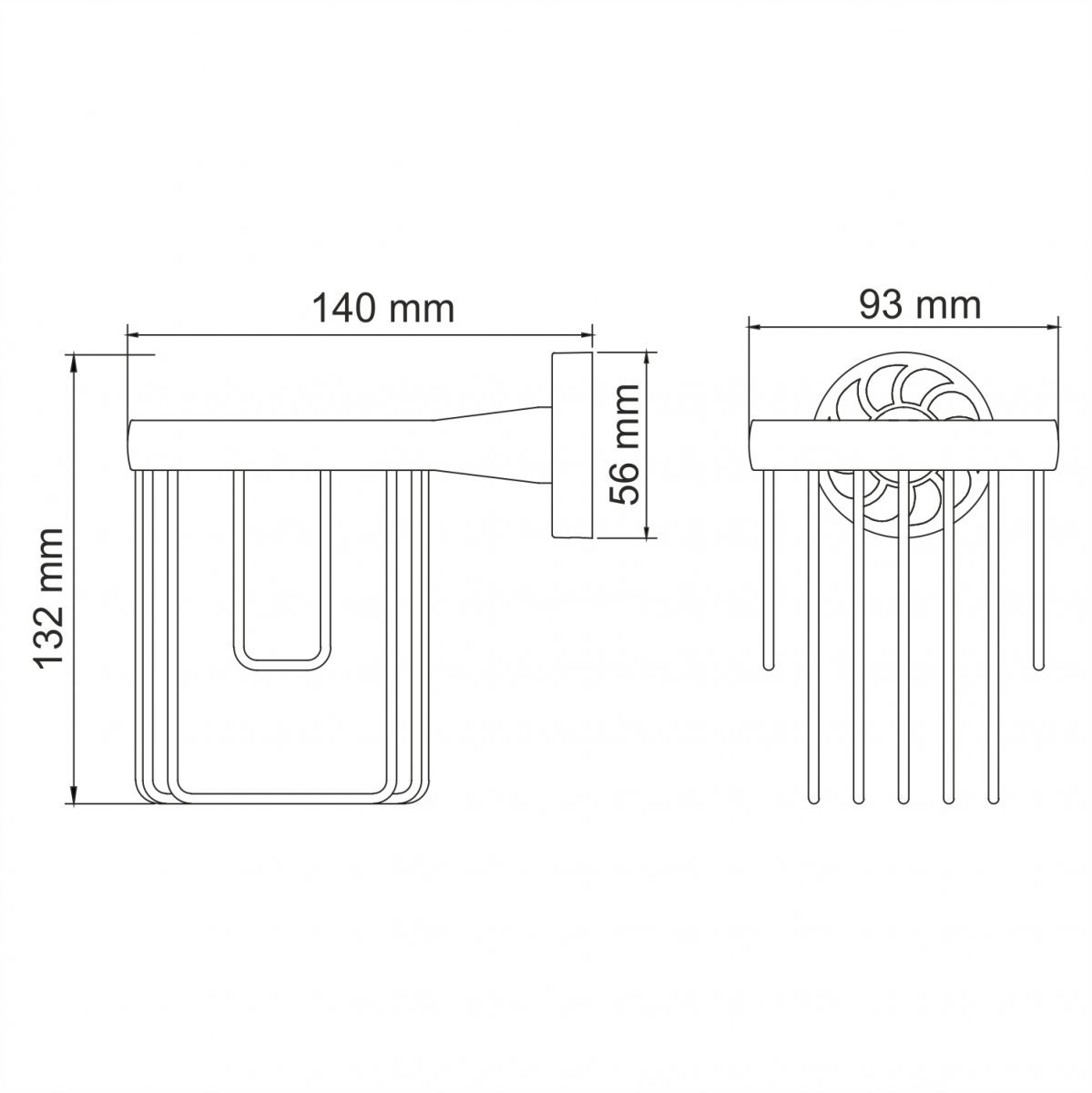 WasserKRAFT Isen K-4045 Держатель освежителя