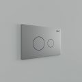 Клавиша смыва D&K Venice DB1029002, матовый хром