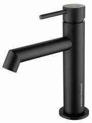 Смеситель для раковины WONZON & WOGHAND, Черный матовый (WW-H1063-MB)