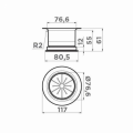 Горловина для измельчителя сменная OMOIKIRI NA-04-IN, арт 4956683