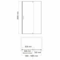 Душевая дверь WasserKraft 55P12
