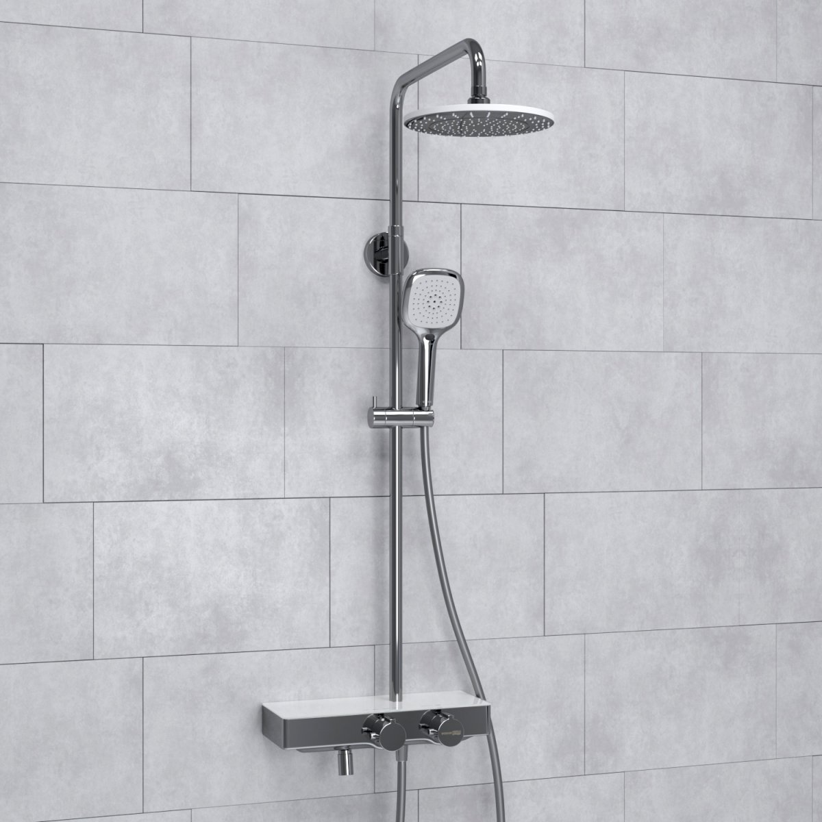 Душевая система Wasserkraft A113.067.065.CH Thermo