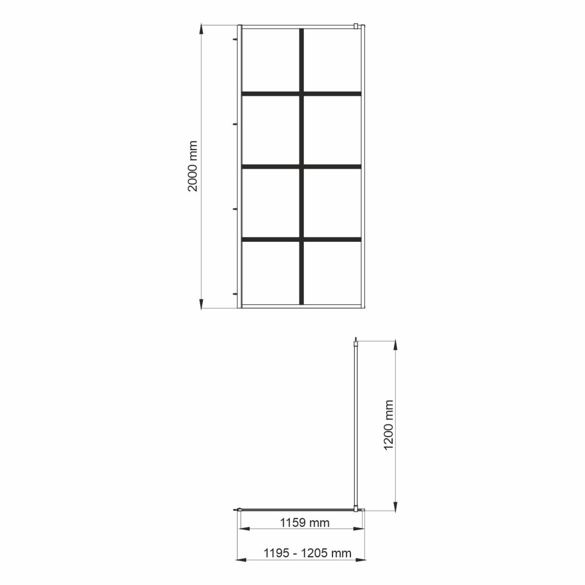 Душевая перегородка WasserKraft 66W40