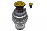 Измельчитель пищевых отходов ZorG ZR-75 D BRONZE выпуск и пневмокнопка цвет бронза