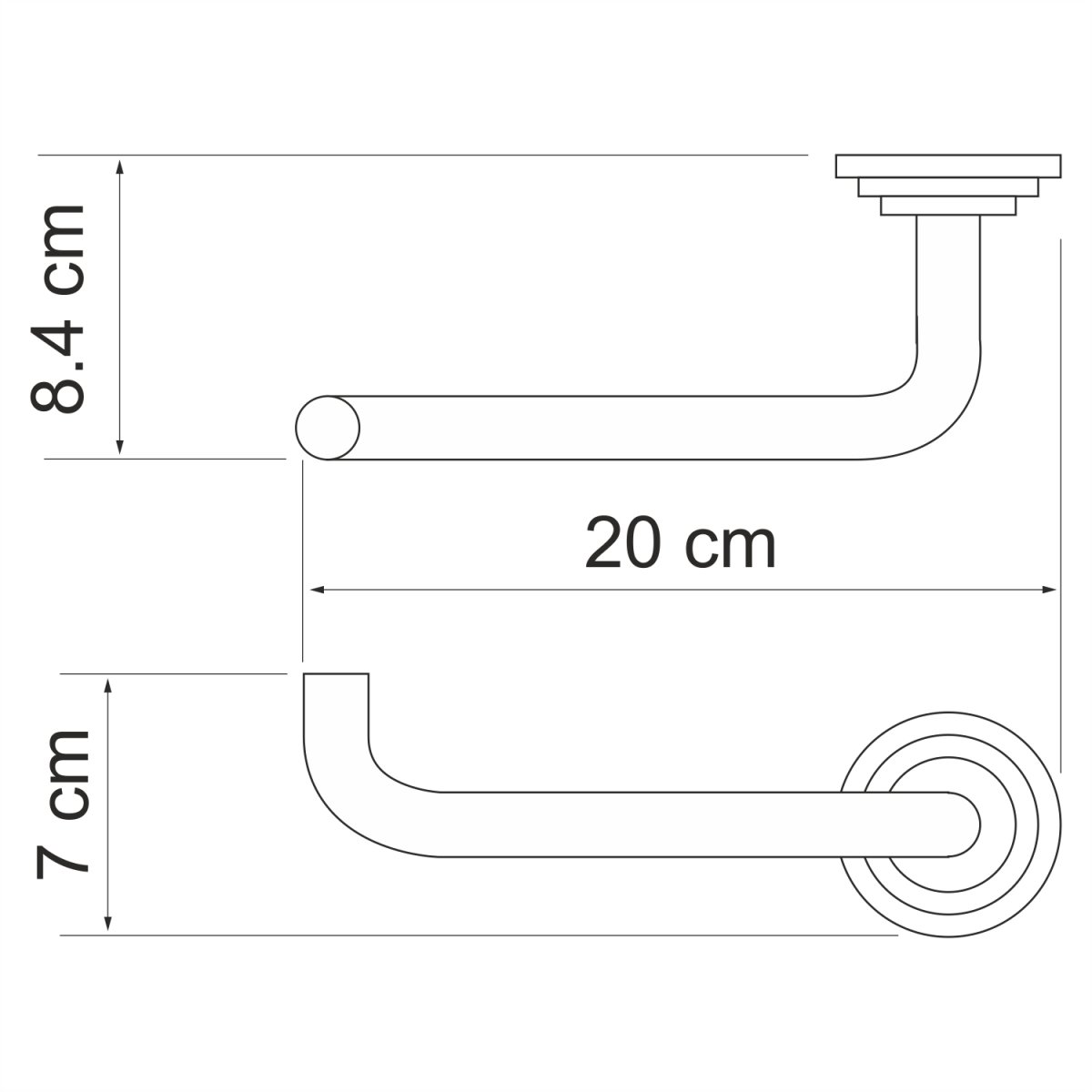 Держатель туалетной бумаги WasserKraft 7096