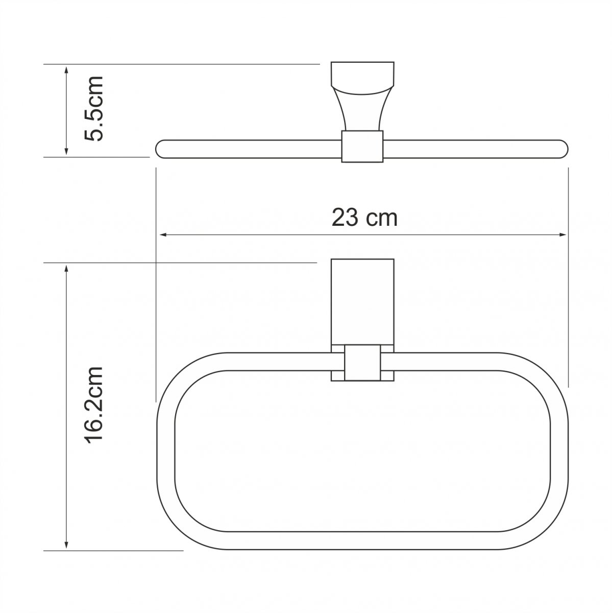 WasserKRAFT Leine K-5060WHITE Держатель полотенец