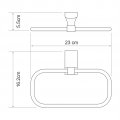WasserKRAFT Leine K-5060WHITE Держатель полотенец