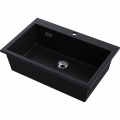 Мойка Omoikiri Omishima 76-BL Matt Natceramic/черный, арт. 4997484