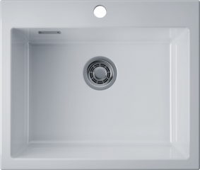 Мойка Omoikiri Omishima 60-WH Glossy Natceramic, белый глянцевый, арт. 4997466