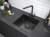 Смеситель для кухни Paulmark SKALEN, вороненая сталь, Sk213020-GM