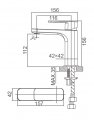 Смеситель для раковины WONZON & WOGHAND ARNIE, Хром (WW-691101-CR)