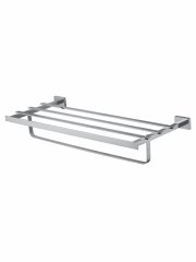 Полотенцедержатель с полкой WONZON & WOGHAND FLAT, Хром (WW-9781)