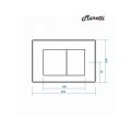 Клавиша смыва Maretti Sofia AC12SF-560, черный