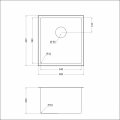 Кухонная мойка EMAR EMB-130 PVD Nano Dark мойка универсального монтажа