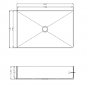 Раковина AltroBagno Solido 001022 MtGr из нержавеющей стали