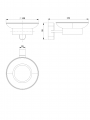 Мыльница подвесная ALTROBAGNO Люминозо (Luminoso) 080721 BC