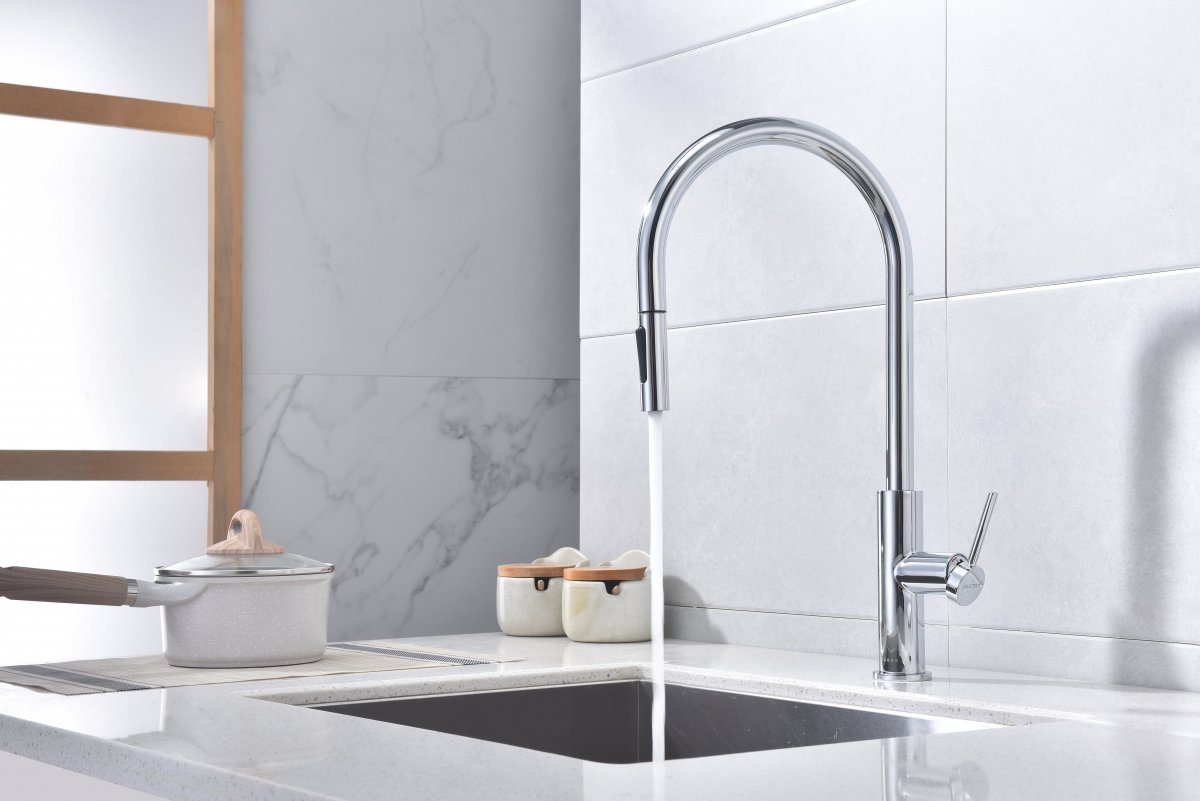 Смеситель для кухни Paulmark SENSO, хром, Se215180-CR