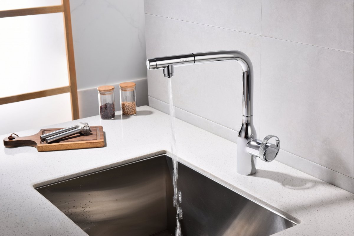 Смеситель для кухни Paulmark URBAN, хром, Ur213104-CR