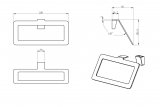 Кольцо для полотенец WONZON & WOGHAND ECLIPSE, Темный графит (WW-V2201-GM)