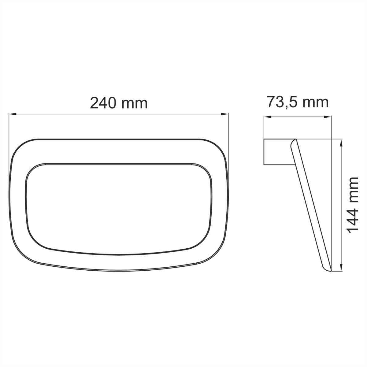 Держатель полотенец WasserKraft 7260
