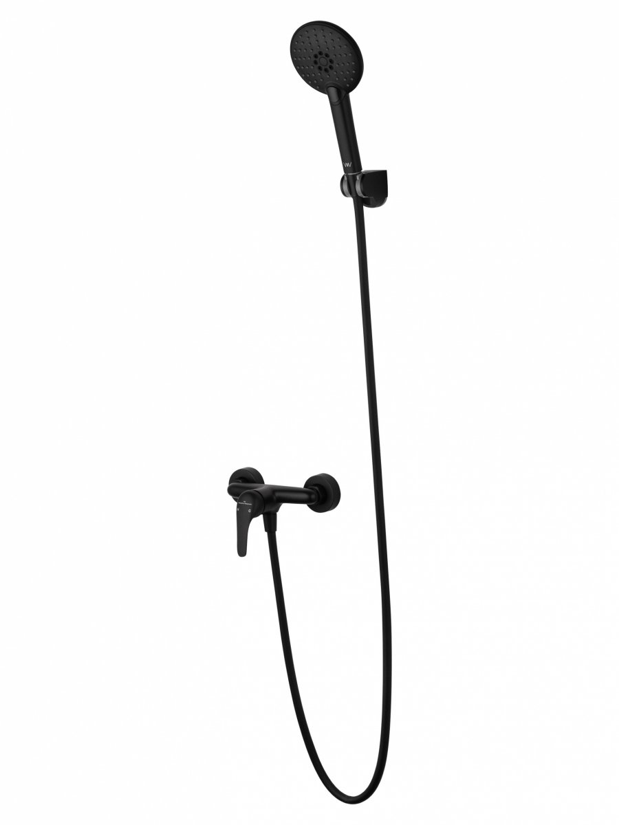 Смеситель для душа WONZON & WOGHAND, Черный матовый (WW-4540-MB)