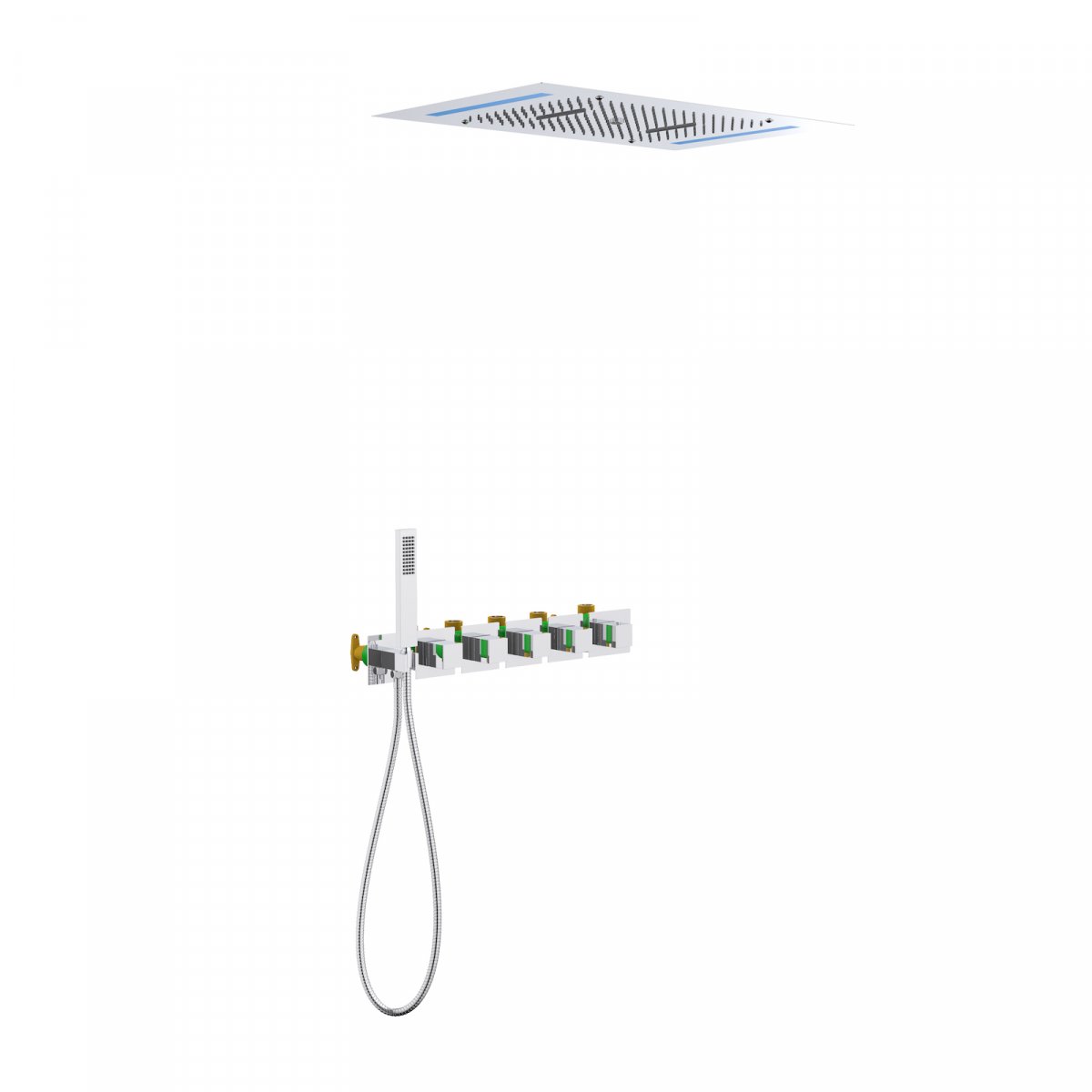 Встраиваемая душевая система с термостатом TIMO Petruma SX-5229/00SM, хром