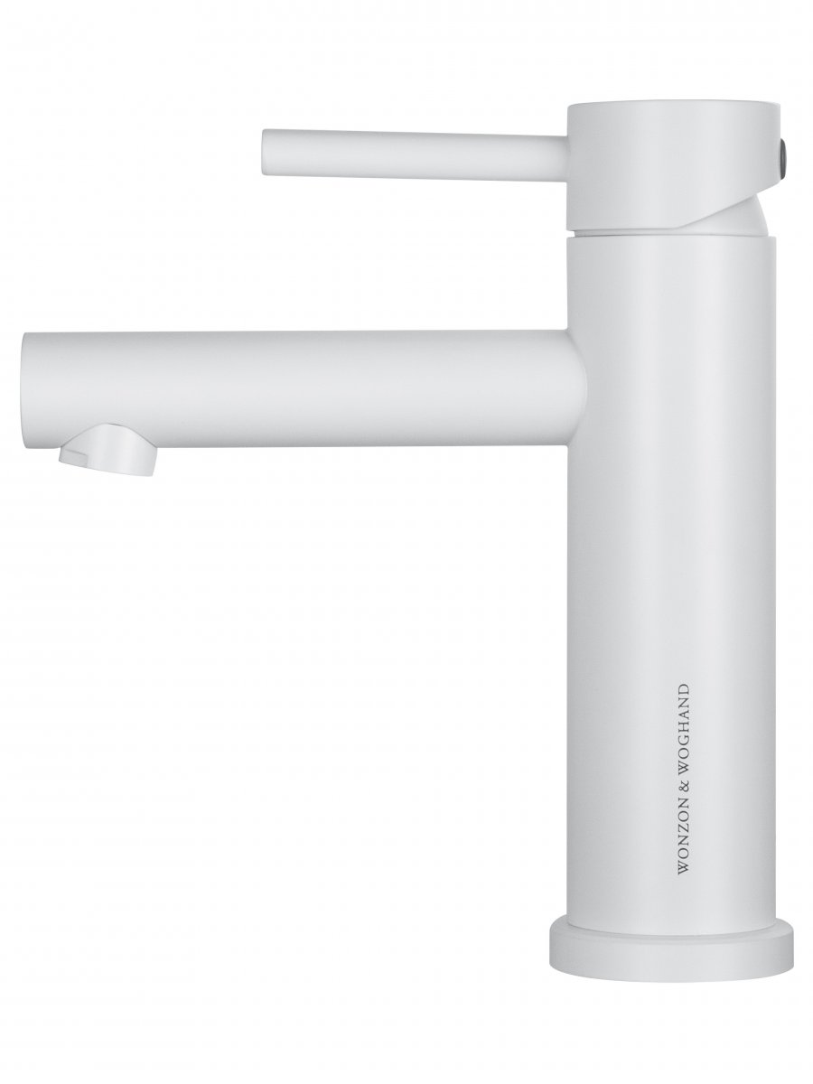 Смеситель для раковины WONZON & WOGHAND, Белый матовый (WW-H9089-MW)
