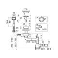 Арматура Omoikiri WK-1C-IN