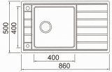 Мойка Seaman Eco Roma SMR-8650AKR.0, без отверстий