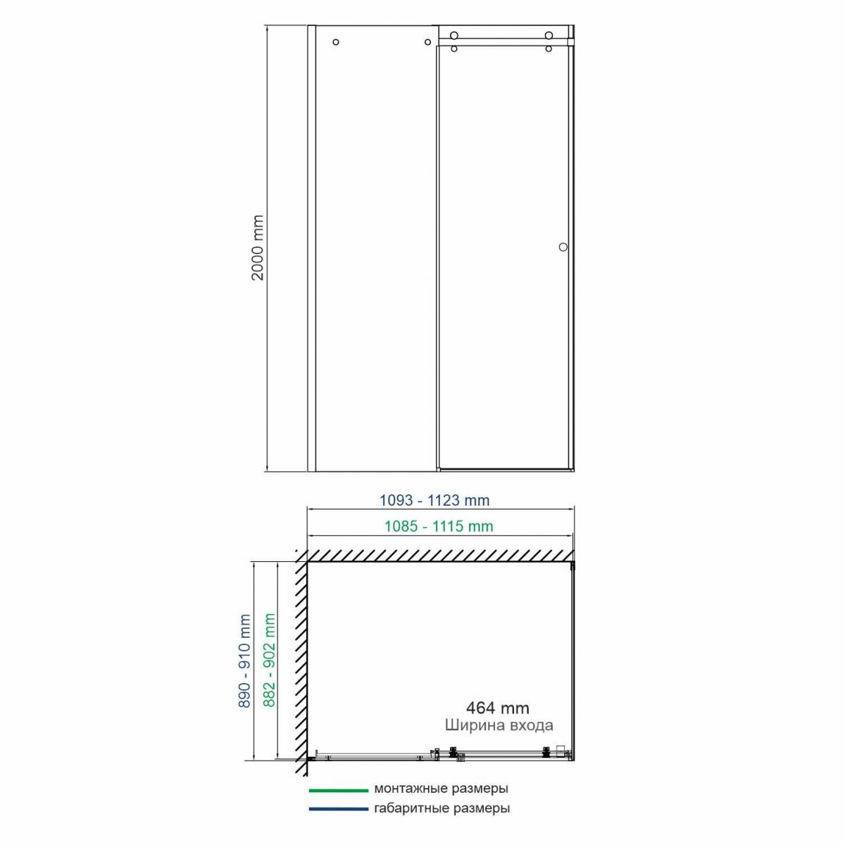 Душевой уголок WasserKraft 56R15