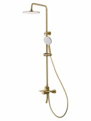 Душевая система WONZON & WOGHAND CLICK, Брашированное золото (WW-N3S962-BG)