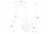 Смеситель ZorG ZR 347-8 YF