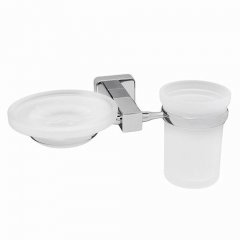 WasserKRAFT Lippe K-6526 Держатель стакана и мыльницы