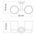 Стакан WasserKraft 7028D