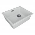 Мойка кухонная Paulmark LUMI 55UNI-SKEW, IT-GRANIT, LU55SK-WH