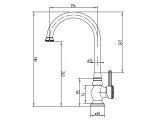 ZorG A 202K-BR смеситель для кухни