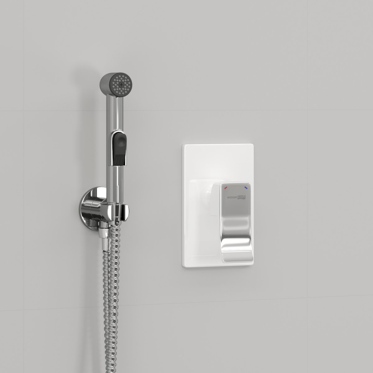 Встраиваемый комплект для биде Wasserkraft A010656WHITE