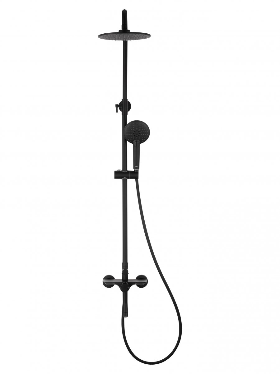 Душевая система WONZON & WOGHAND CLICK, Черный матовый (WW-N3S962-MB)