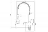 Смеситель Zorg Steel Hammer SH 2005-1 CR