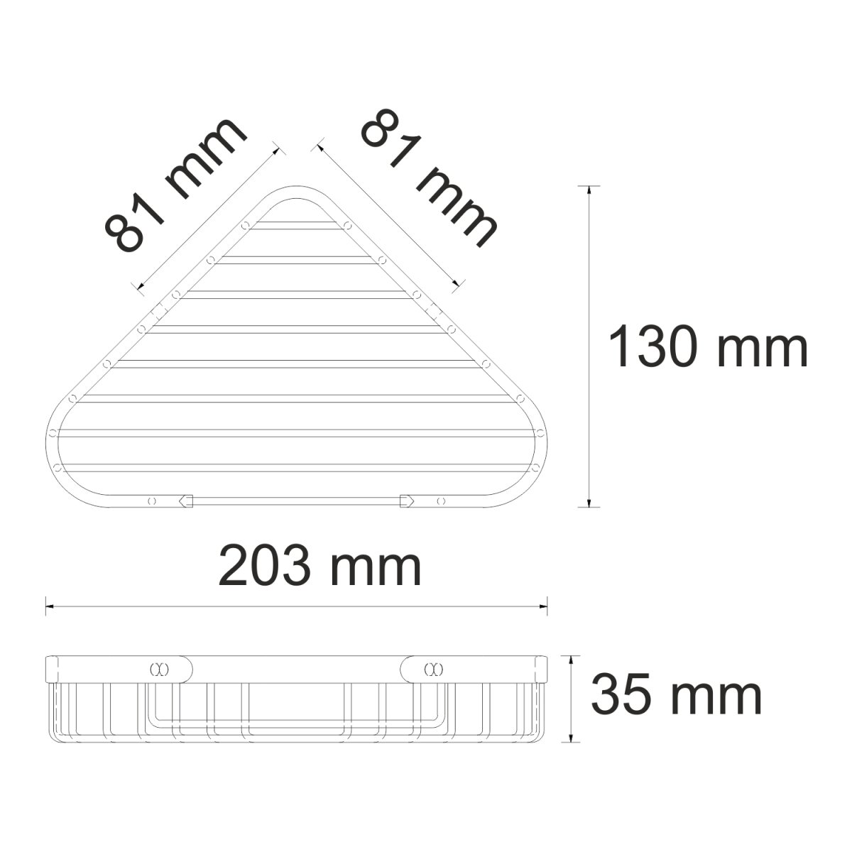 Полка WasserKraft 733LB