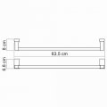 WasserKRAFT Leine K-5030 Держатель полотенец одинарный