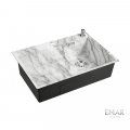 Мойка кухонная Emar EMB-660(TOP) White Elegant, белый мрамор