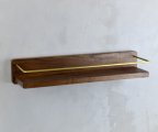 Полка для ванной комнаты Bronze de Luxe FOREST 10711G, матовое золото