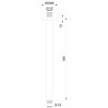 Потолочная трубка 22*300мм WONZON & WOGHAND, Хром (WW-SA07-30-CR)