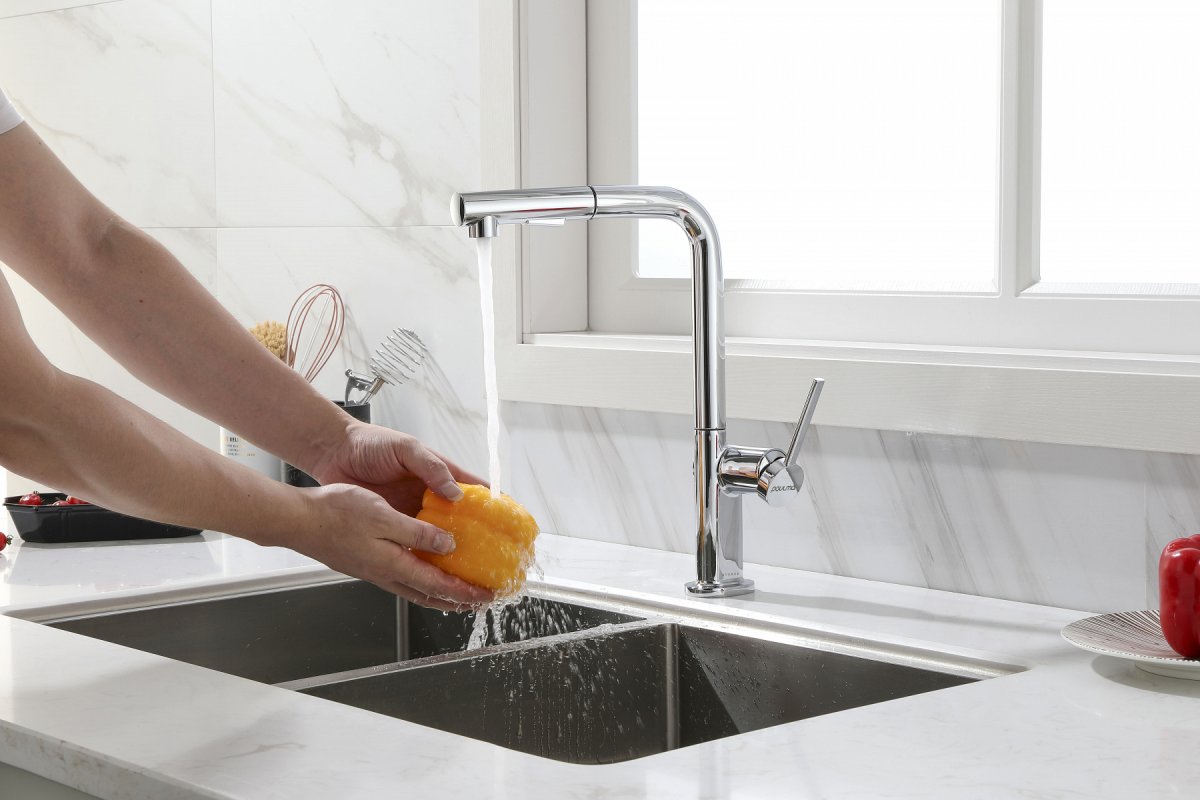 Смеситель для кухни Paulmark NEO, хром, Ne214419-CR