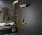Встраиваемая душевая система с термостатом TIMO Petruma SX-5249/17SM, матовое золото